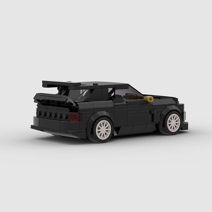 Ford Escort Cosworth Black Custom Car MOC