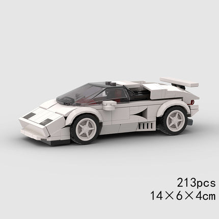 Lamborghini Countach Classic White Custom Car