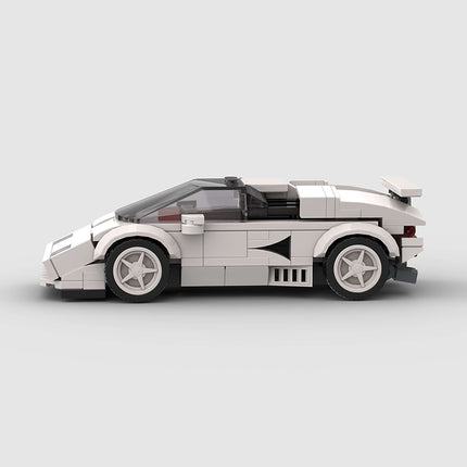Lamborghini Countach Classic White Custom Car