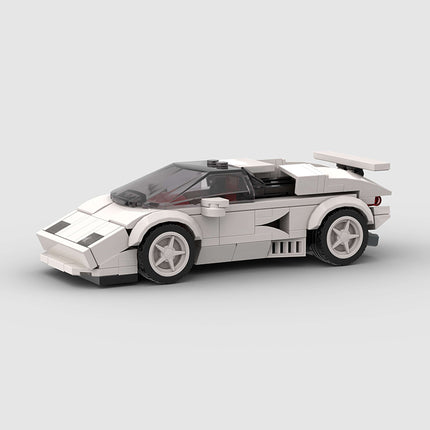 Lamborghini Countach Classic White Custom Car