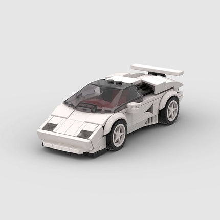 Lamborghini Countach Classic White Custom Car