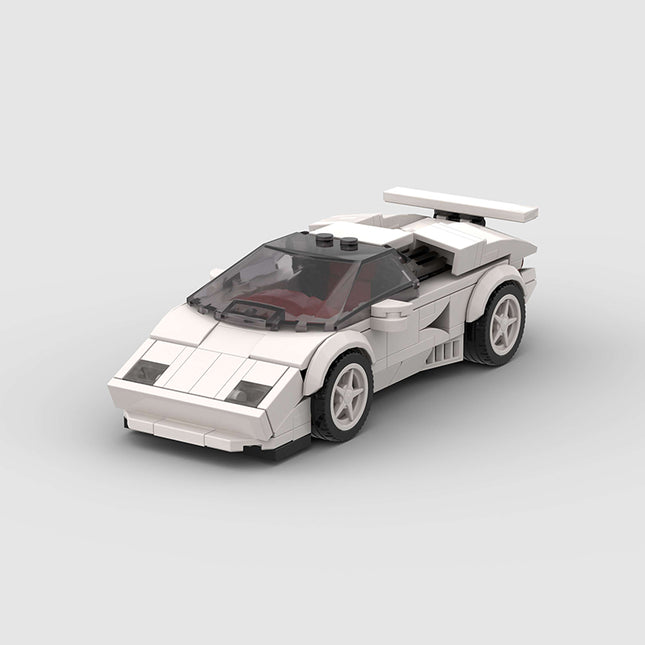 Lamborghini Countach Classic White Custom Car