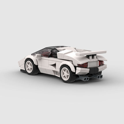 Lamborghini Countach Classic White Custom Car