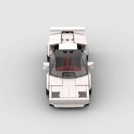 Lamborghini Countach Classic White Custom Car