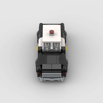 Vintage Police Car Custom Car MOC