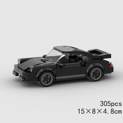 Porsche 911 Turbo Blackbird Custom Car MOC