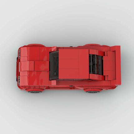 BMW E30 Red Custom Car MOC