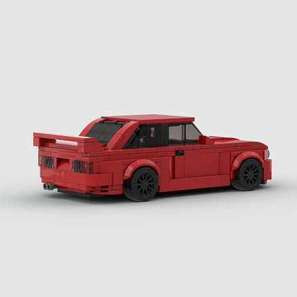 BMW E30 Red Custom Car MOC