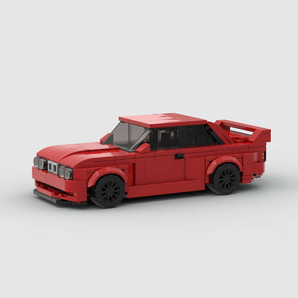 BMW E30 Red Custom Car MOC