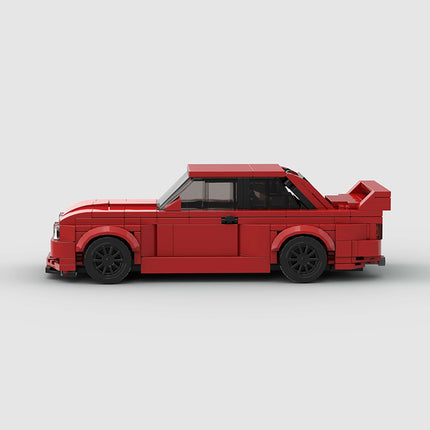 BMW E30 Red Custom Car MOC