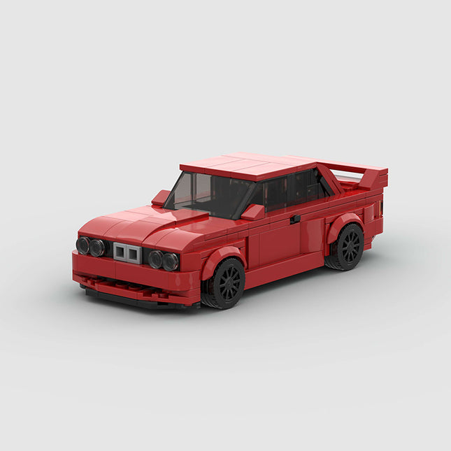 BMW E30 Red Custom Car MOC