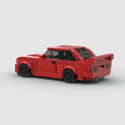 BMW E30 Red Custom Car MOC