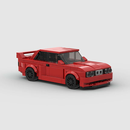 BMW E30 Red Custom Car MOC