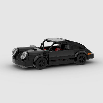 Porsche Black Bird Turbo 930 Custom Car MOC