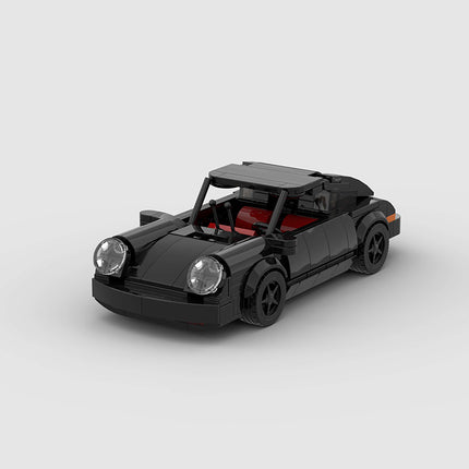 Porsche Black Bird Turbo 930 Custom Car MOC