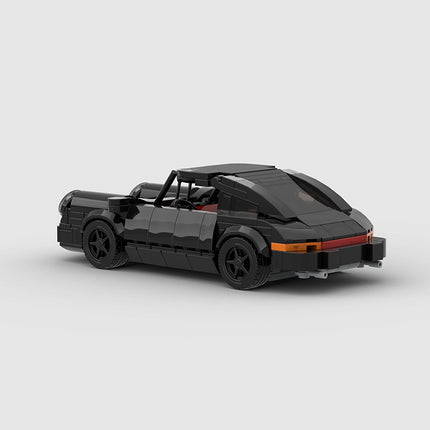 Porsche Black Bird Turbo 930 Custom Car MOC