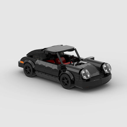 Porsche Black Bird Turbo 930 Custom Car MOC