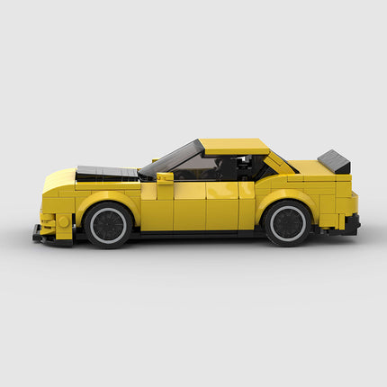 Dodge Challenger Yellow Custom Car MOC