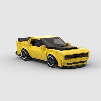 Dodge Challenger Yellow Custom Car MOC