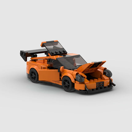 Porsche 911 GT2RS Orange Custom Car MOC