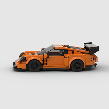 Porsche 911 GT2RS Orange Custom Car MOC