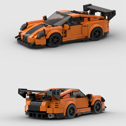 Porsche 911 GT2RS Orange Custom Car MOC