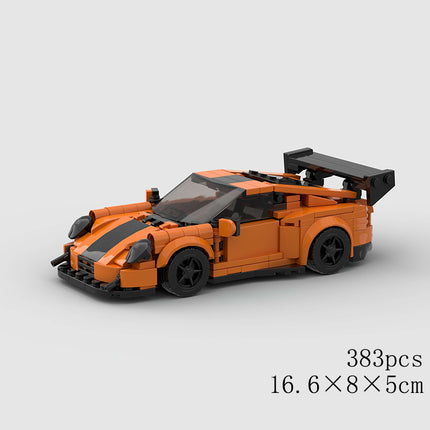 Porsche 911 GT2RS Orange Custom Car MOC