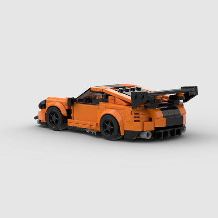 Porsche 911 GT2RS Orange Custom Car MOC