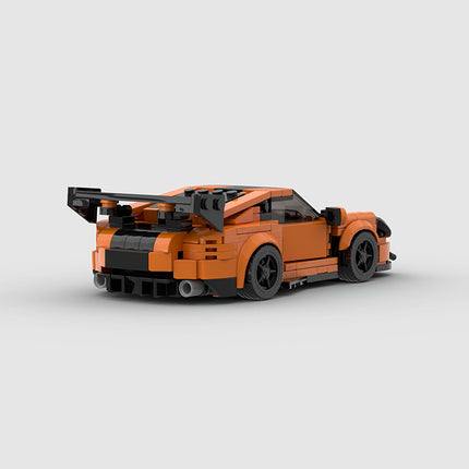 Porsche 911 GT2RS Orange Custom Car MOC