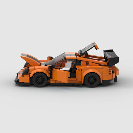 Porsche 911 GT2RS Orange Custom Car MOC