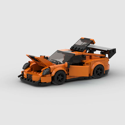 Porsche 911 GT2RS Orange Custom Car MOC