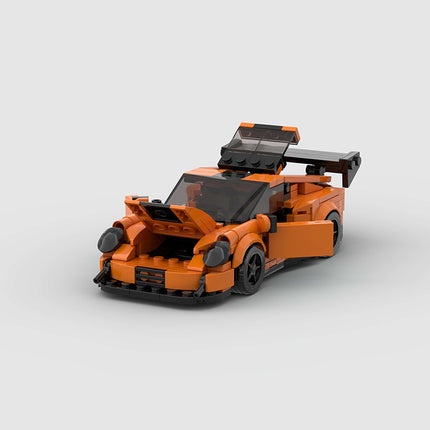 Porsche 911 GT2RS Orange Custom Car MOC