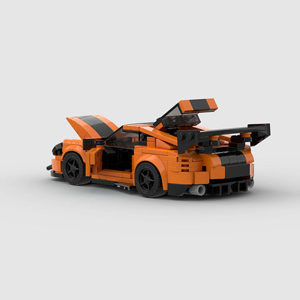 Porsche 911 GT2RS Orange Custom Car MOC