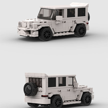 Mercedes-Benz White G Wagon Custom Car MOC