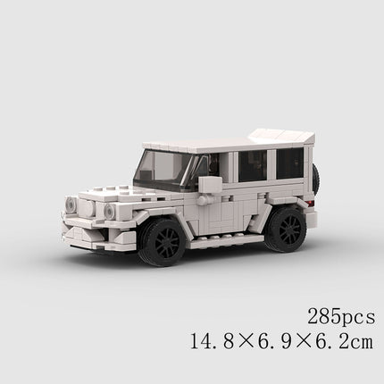 Mercedes-Benz White G Wagon Custom Car MOC