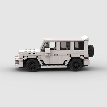 Mercedes-Benz White G Wagon Custom Car MOC