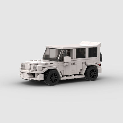Mercedes-Benz White G Wagon Custom Car MOC