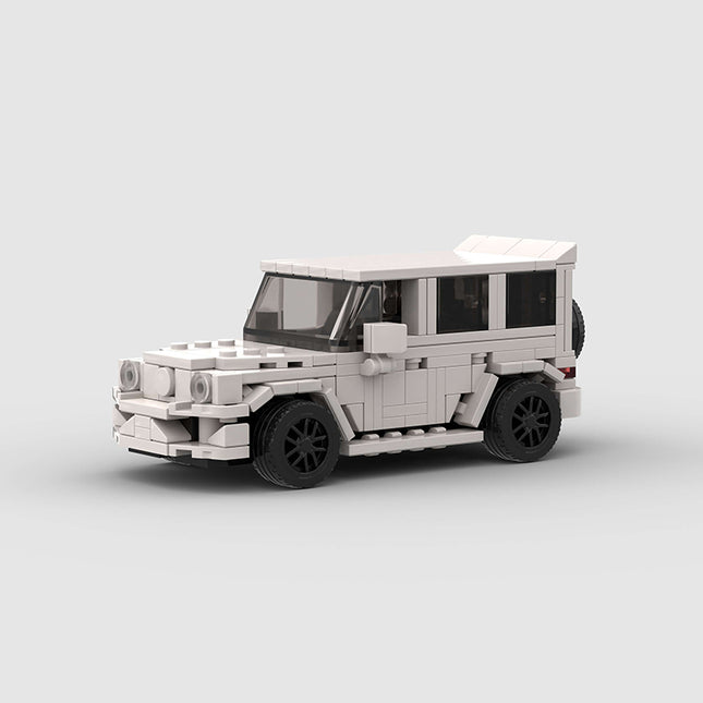 Mercedes-Benz White G Wagon Custom Car MOC
