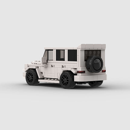 Mercedes-Benz White G Wagon Custom Car MOC