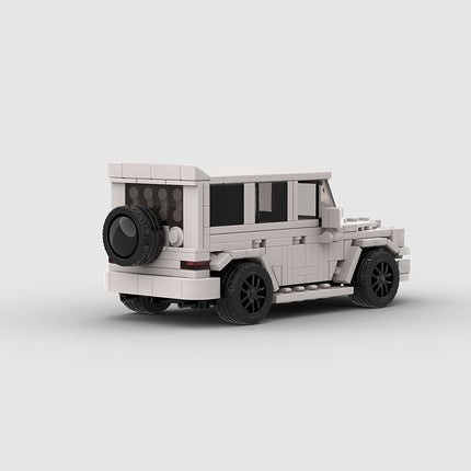 Mercedes-Benz White G Wagon Custom Car MOC