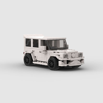 Mercedes-Benz White G Wagon Custom Car MOC