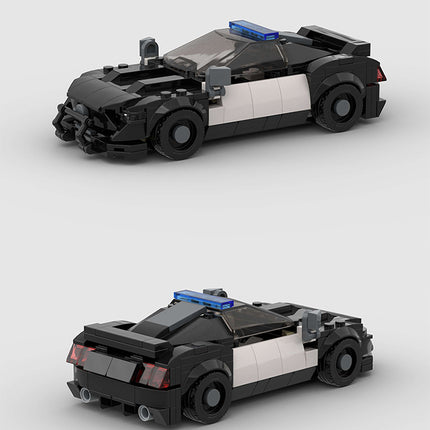 Police Patrol Car Custom Car MOC