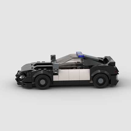 Police Patrol Car Custom Car MOC