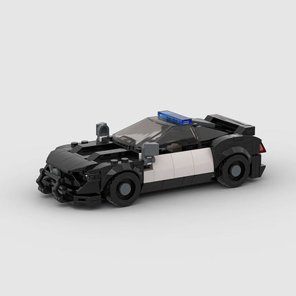 Police Patrol Car Custom Car MOC