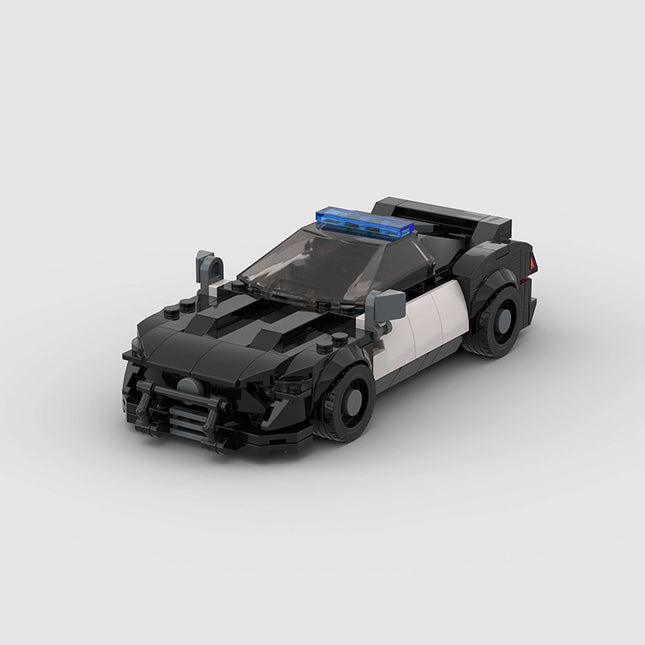 Police Patrol Car Custom Car MOC