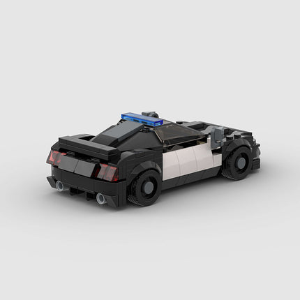 Police Patrol Car Custom Car MOC