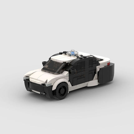 City Police Car Custom Car MOC