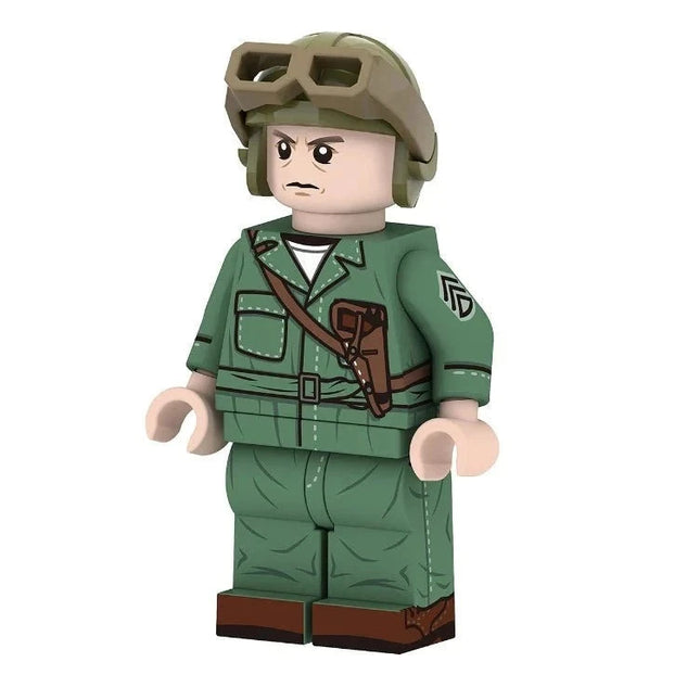 World War Tank Crew Soldier Custom Minifigure