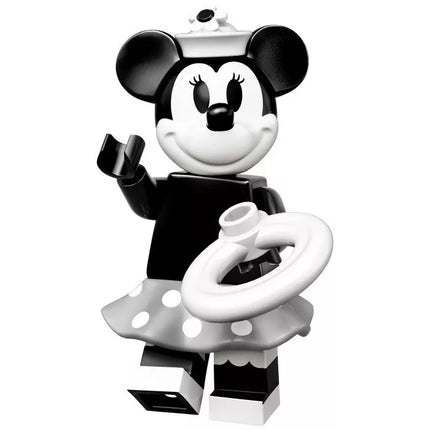 Minnie Mouse (Steamboat Willie) Custom Iconic Minifigure