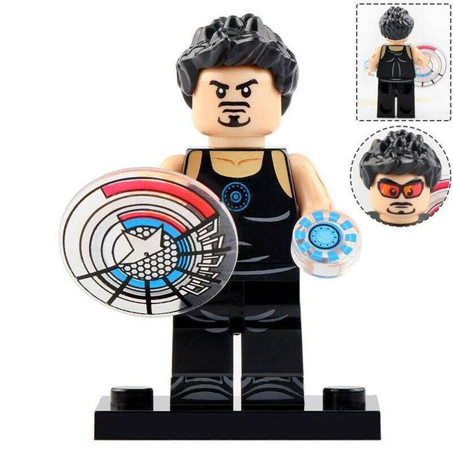 Tony Stark Iron Man Custom Marvel Superhero Minifigure